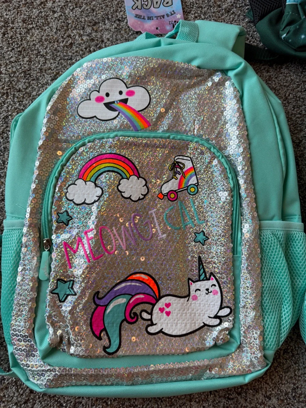NWT Kids Backpack Bundle Unicorn Mermaid Space Dinosaur 3 Pack